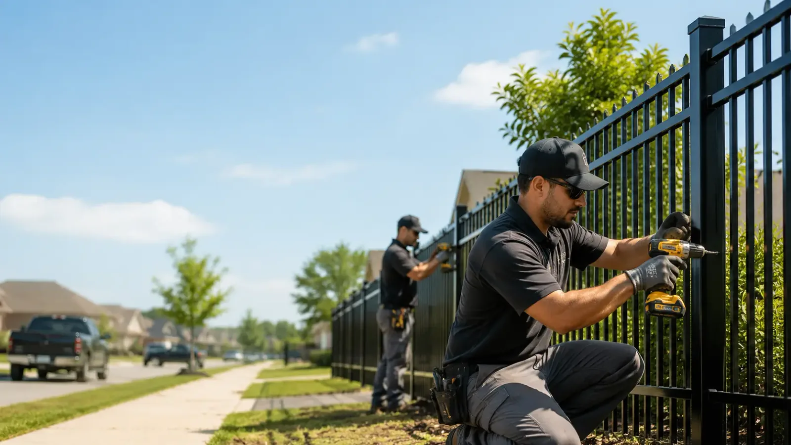 Metal Fence Installation in Bristol, RI